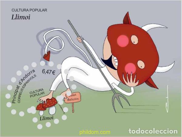 Sellos: 782170 MNH ANDORRA. Adm&oacute;n espa&ntilde;ola 2026 CULTURA POPULAR. LLIMOI