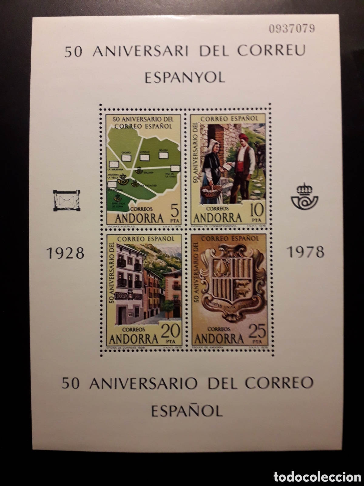 Sellos: ANDORRA ESPA&Ntilde;OLA EDIFIL 116 SERIE CTA NUEVA *** 1978 50 A&Ntilde;OS CORREO ESPA&Ntilde;OL PEDIDO M&Iacute;NIMO 3&euro;