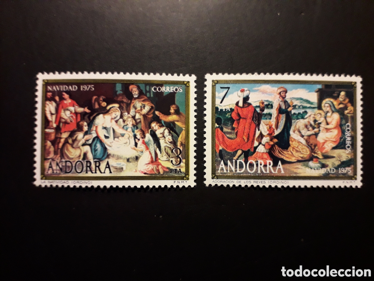 Sellos: ANDORRA ESPA&Ntilde;OLA EDIFIL 100/01 SERIE CTA NUEVA *** 1975 NAVIDAD REYES MAGOS PEDIDO M&Iacute;NIMO 3&euro;