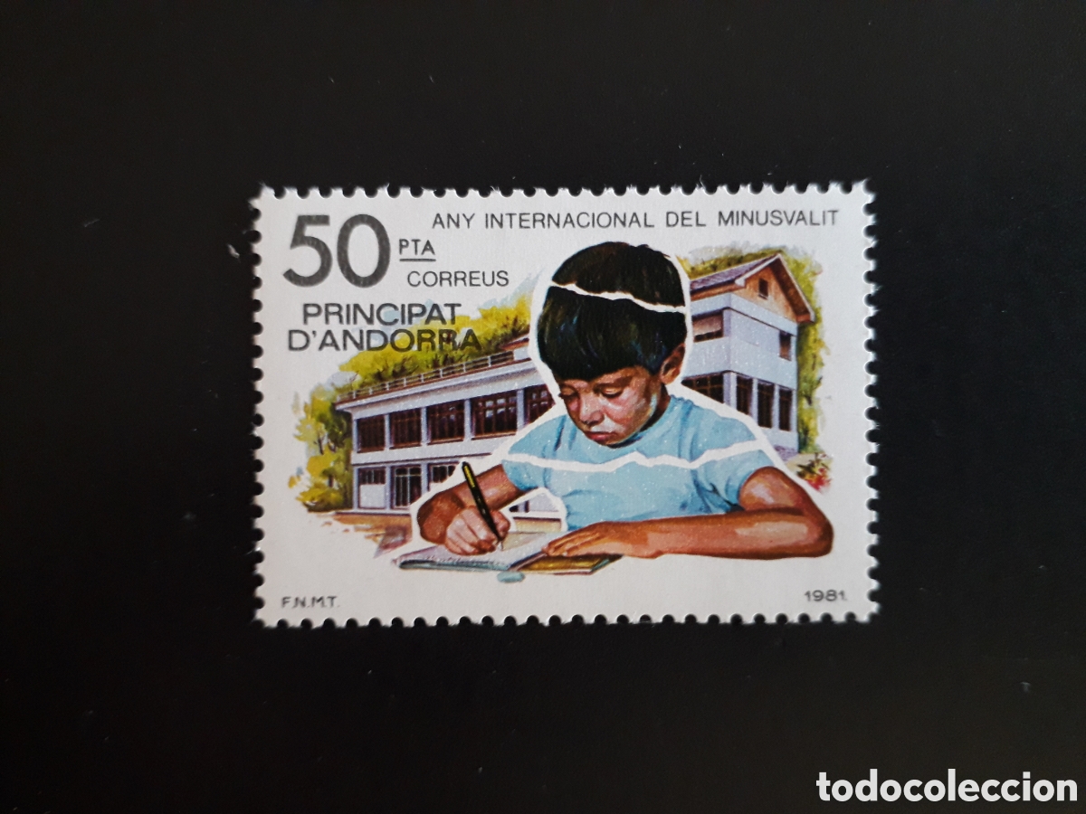 Sellos: ANDORRA ESPA&Ntilde;OLA EDIFIL 143 SERIE CTA NUEVA *** 1981 A&Ntilde;O DEL MINUSV&Aacute;LIDO PEDIDO M&Iacute;NIMO 3&euro;