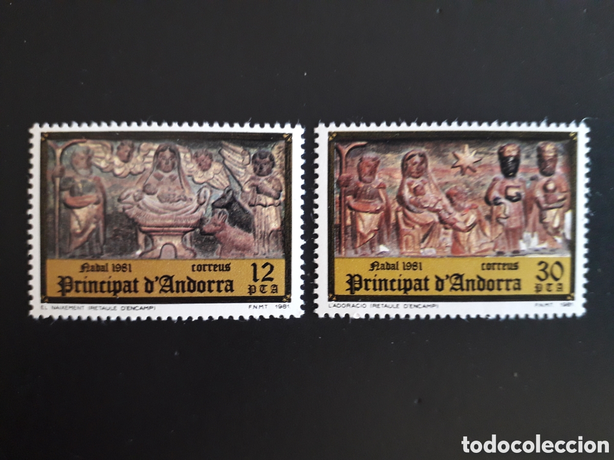 Sellos: ANDORRA ESPA&Ntilde;OLA EDIFIL 144/5 SERIE CTA NUEVA *** 1981 NAVIDAD, REYES MAGOS PEDIDO M&Iacute;NIMO 3&euro;