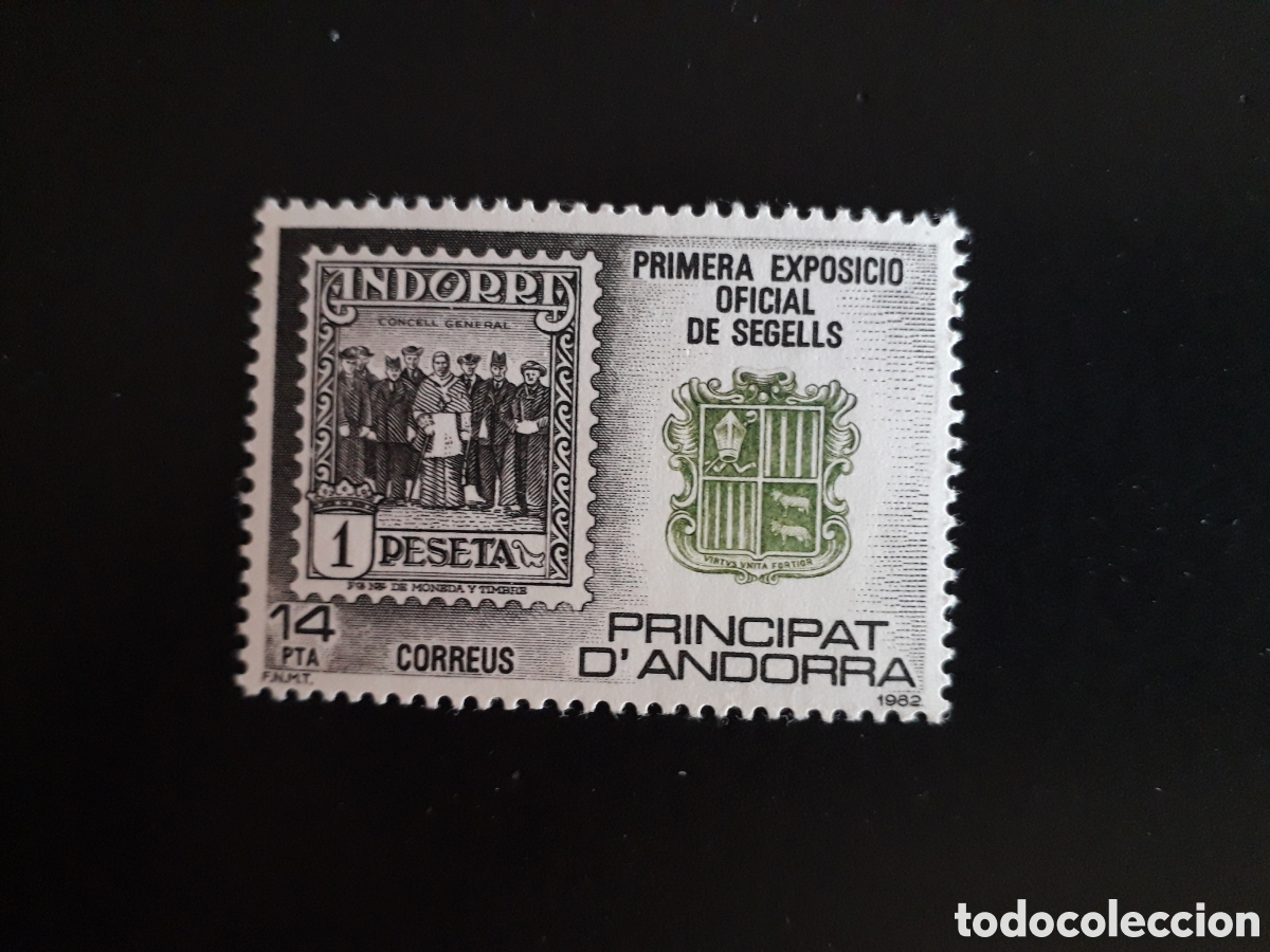Sellos: ANDORRA ESPA&Ntilde;OLA EDIFIL 162 SERIE CTA NUEVA *** 1982 SELLOS SOBRE SELLOS ESCUDO PEDIDO M&Iacute;NIMO 3&euro;