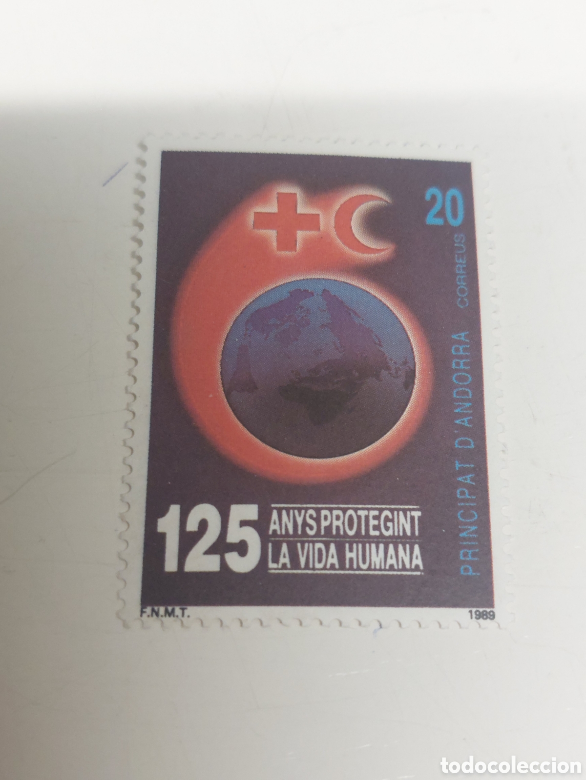 Sellos: 1989 Andorra espa&ntilde;ola 216 nuevo o usados lujo solicita vida humana