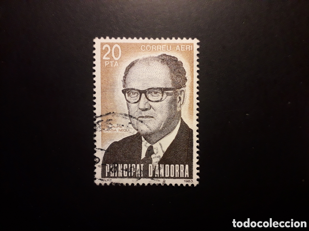 Sellos: ANDORRA ESPA&Ntilde;OLA EDIFIL 173 SERIE CTA USADA 1983 JAUME SANSA, VEGUER EPISCOPAL PEDIDO M&Iacute;NIMO 3&euro;