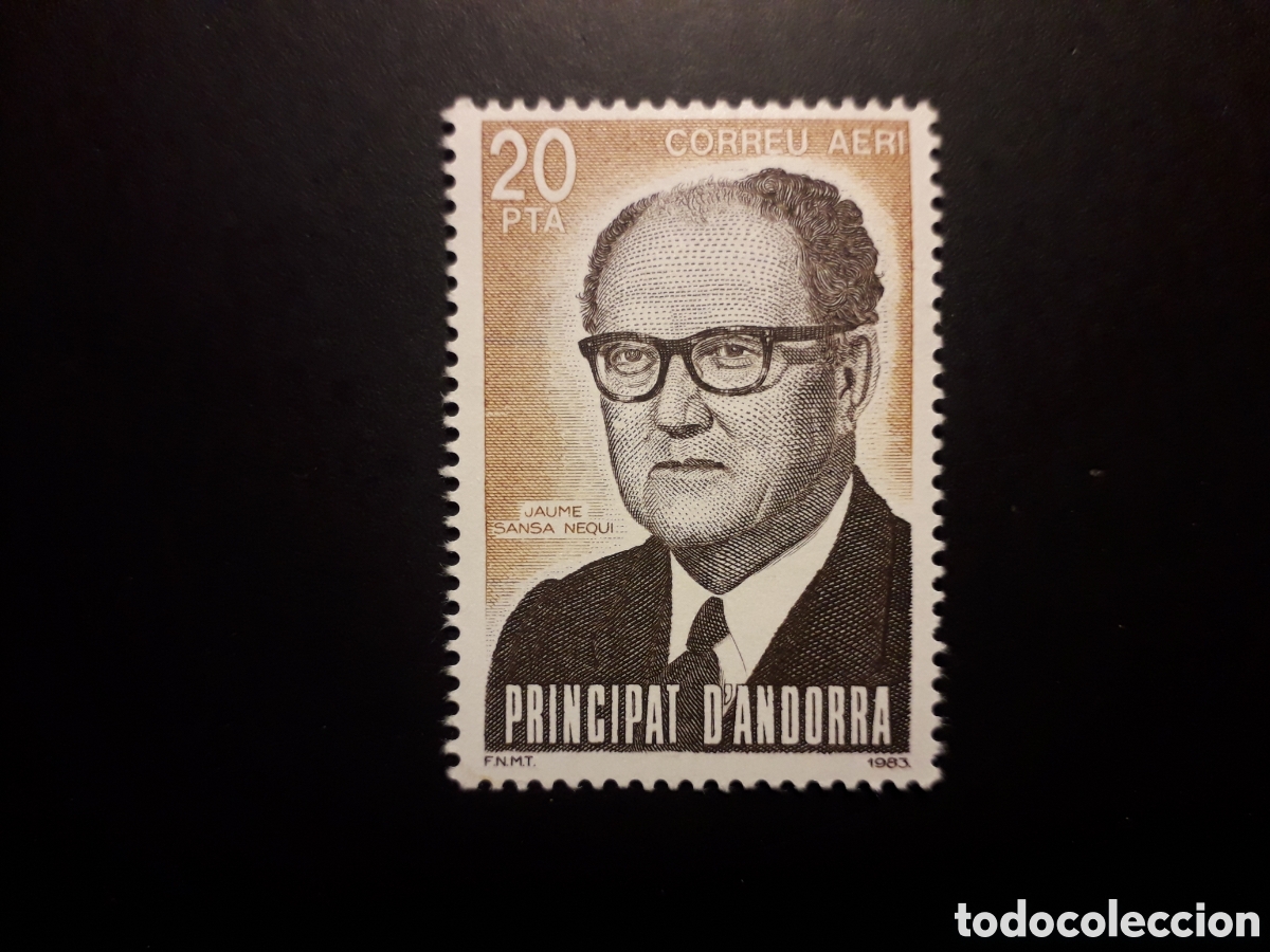 Sellos: ANDORRA ESPA&Ntilde;OLA EDIFIL 173 SERIE CTA NUEVA *** 1983 JAUME SANSA, VEGUER EPISCOPAL PEDIDO M&Iacute;NIMO 3&euro;