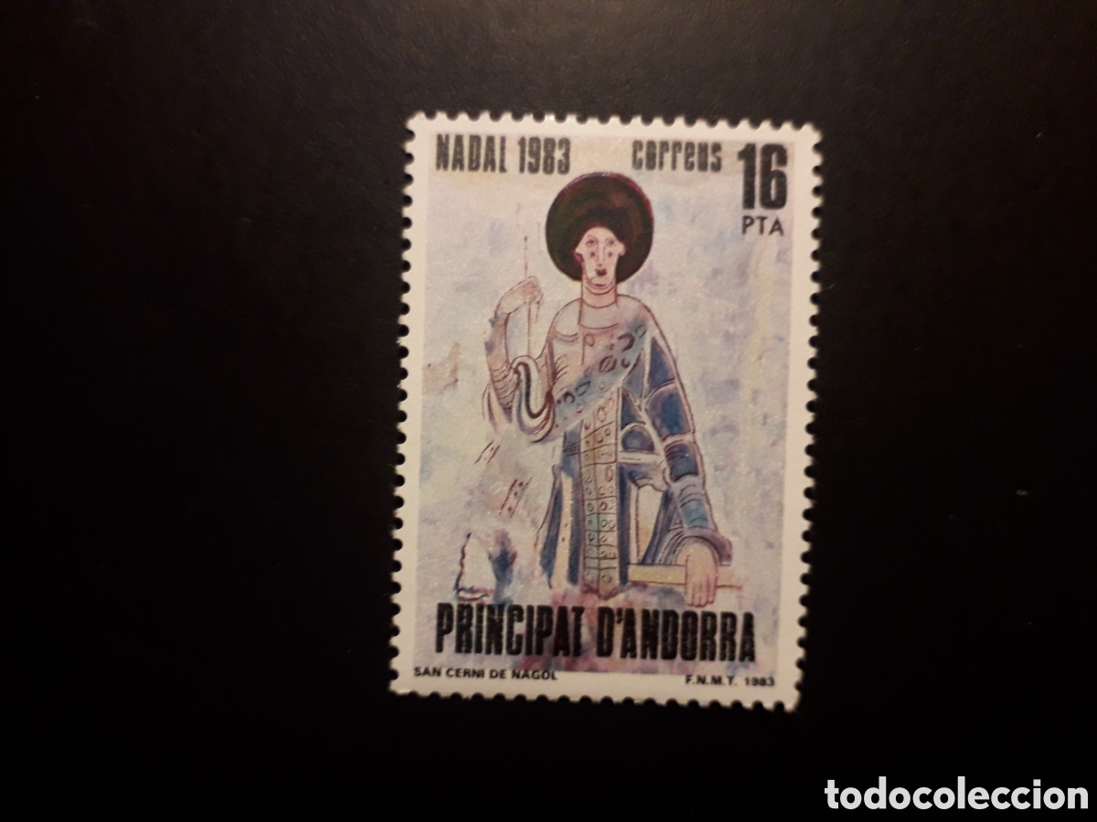 Sellos: ANDORRA ESPA&Ntilde;OLA EDIFIL 174 SERIE CTA NUEVA *** 1983 NAVIDAD, PINTURA ROM&Aacute;NICA PEDIDO M&Iacute;NIMO 3&euro;