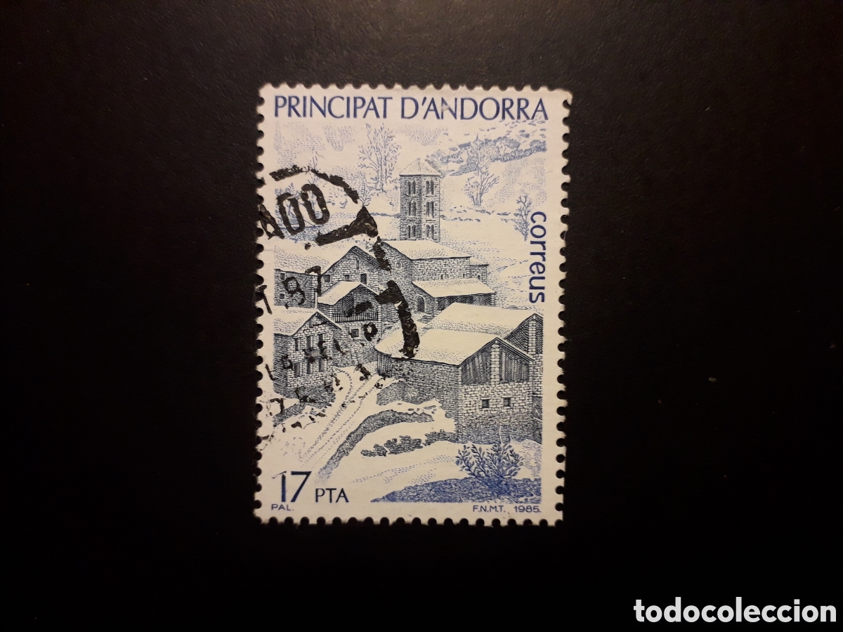 Sellos: ANDORRA ESPA&Ntilde;OLA EDIFIL 188 SERIE CTA USADA 1985 TURISMO, VISTA DE PAL PEDIDO M&Iacute;NIMO 3&euro;