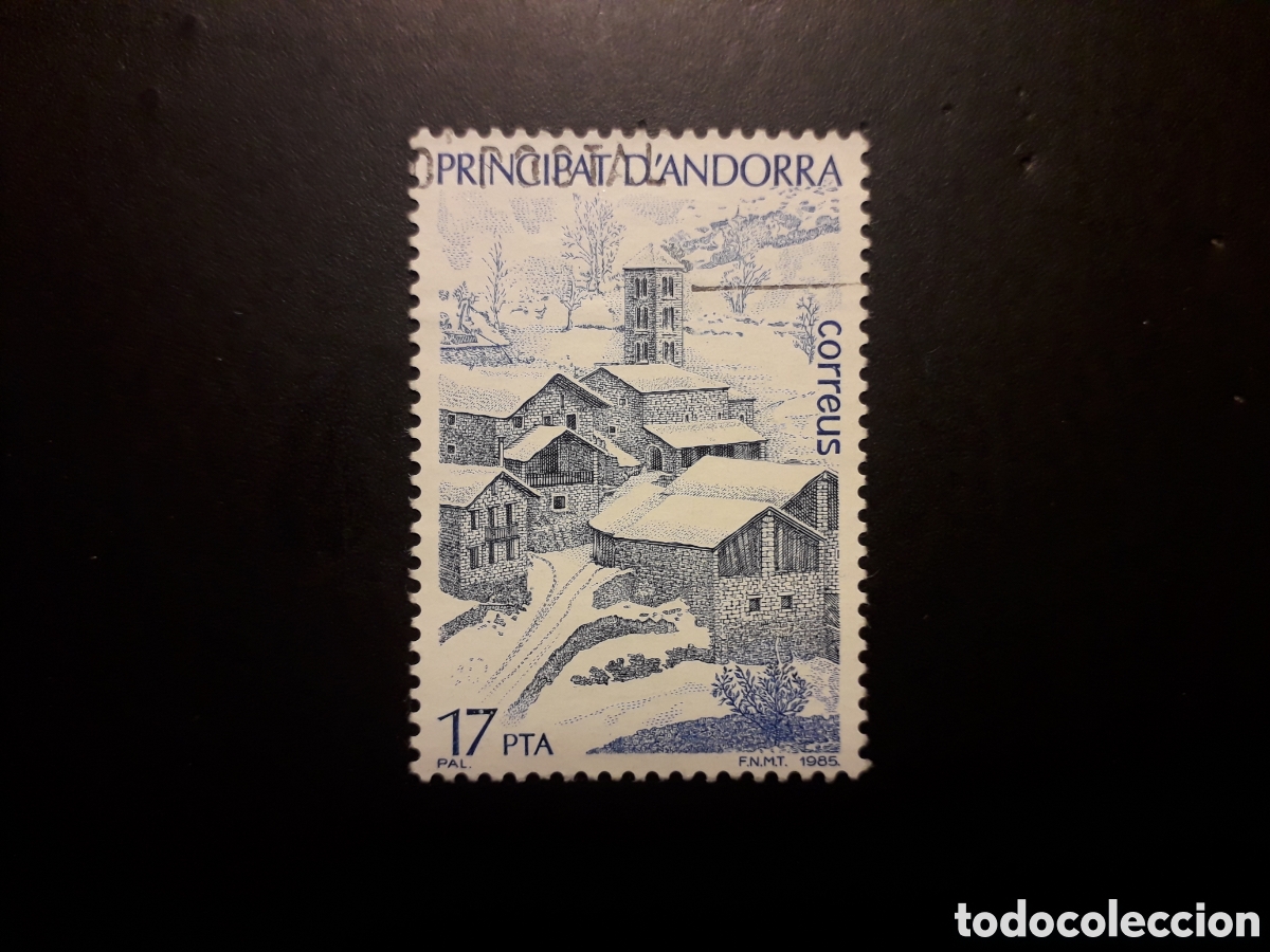 Sellos: ANDORRA ESPA&Ntilde;OLA EDIFIL 188 SERIE CTA USADA 1985 TURISMO, VISTA DE PAL PEDIDO M&Iacute;NIMO 3&euro;