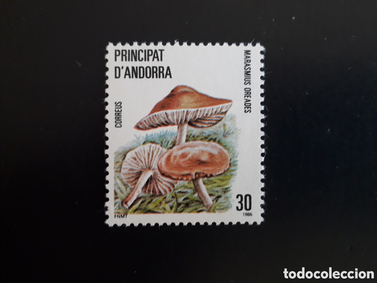 Sellos: ANDORRA ESPA&Ntilde;OLA EDIFIL 190 SERIE CTA NUEVA *** 1986 FLORA, SETAS PEDIDO M&Iacute;NIMO 3&euro;