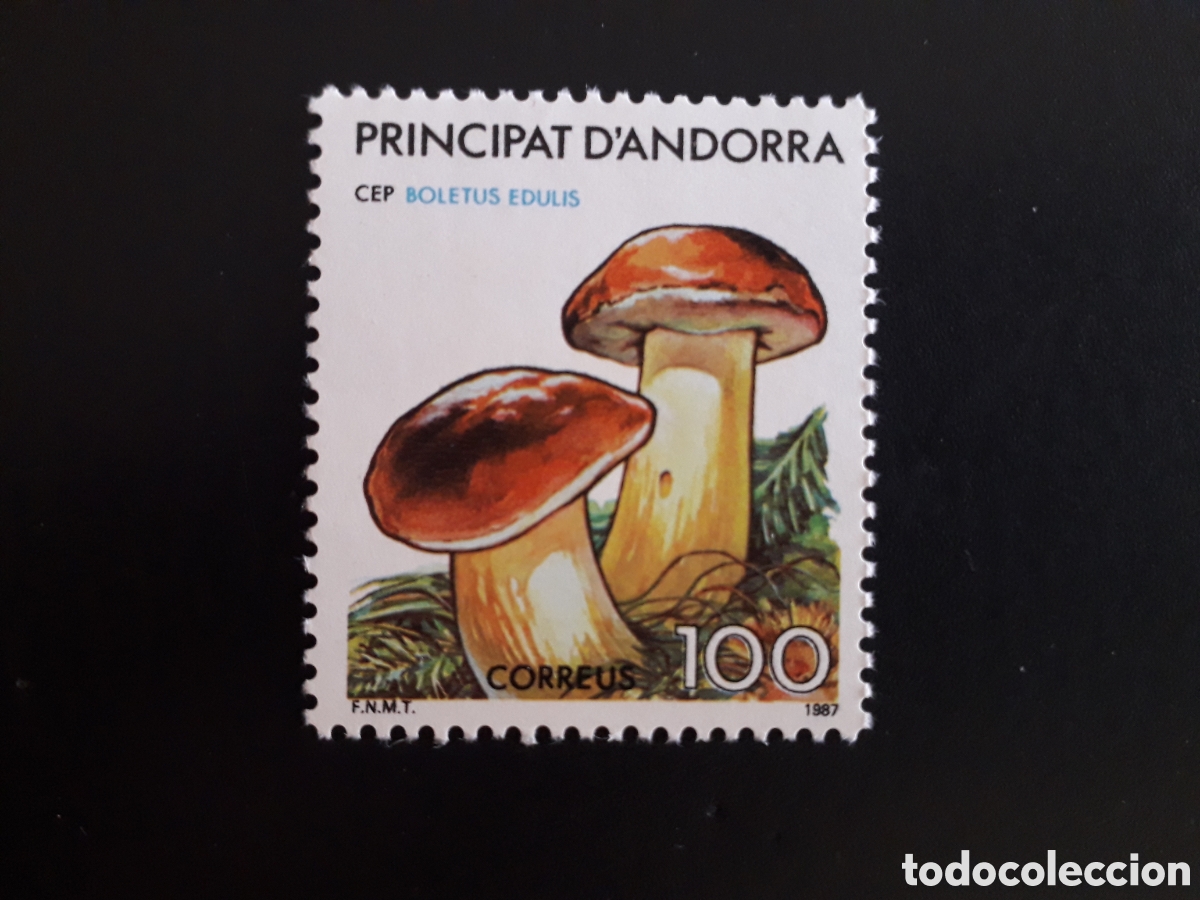 Sellos: ANDORRA ESPA&Ntilde;OLA EDIFIL 201 SERIE CTA NUEVA *** 1987 FLORA, SETAS PEDIDO M&Iacute;NIMO 3&euro;