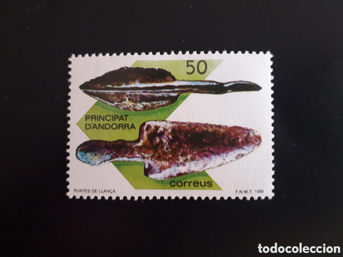 Sellos: ANDORRA ESPA&Ntilde;OLA EDIFIL 203 SERIE CTA NUEVA *** 1988 ARQUEOLOG&Iacute;A PREHIST&Oacute;RICA PEDIDO M&Iacute;NIMO 3&euro;