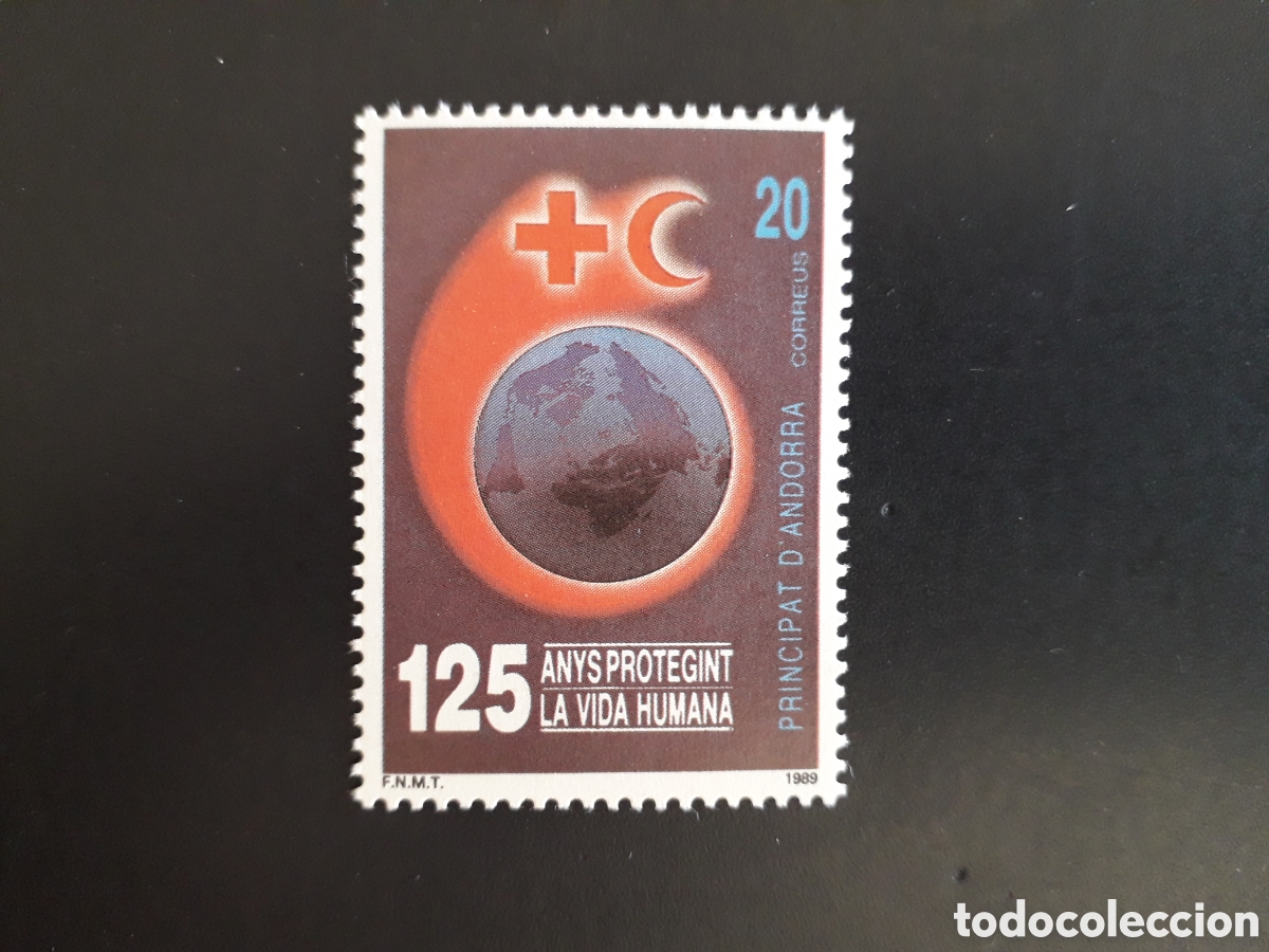 Sellos: ANDORRA ESPA&Ntilde;OLA EDIFIL 216 SERIE CTA NUEVA *** 1989 CRUZ ROJA PEDIDO M&Iacute;NIMO 3&euro;