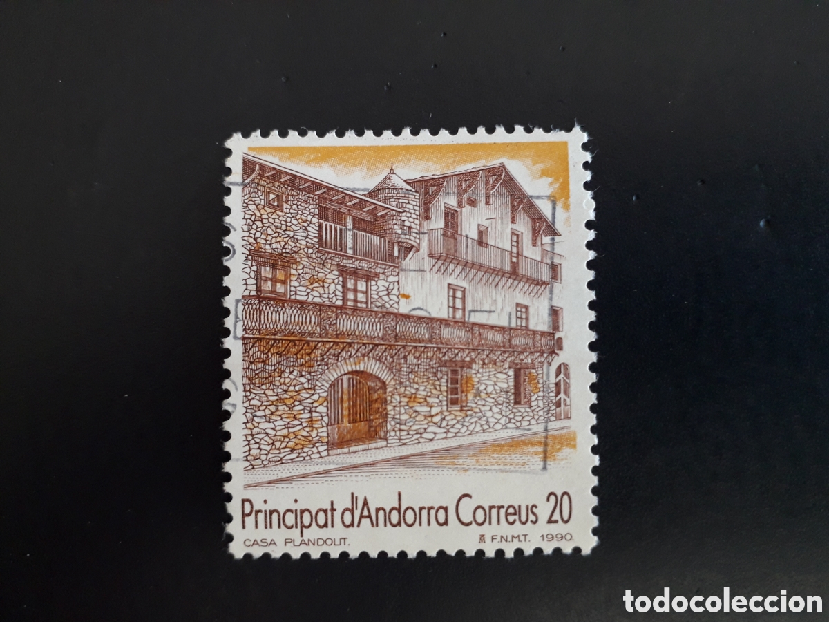 Sellos: ANDORRA ESPA&Ntilde;OLA EDIFIL 221 SERIE CTA USADA 1990 TURISMO PEDIDO M&Iacute;NIMO 3&euro;