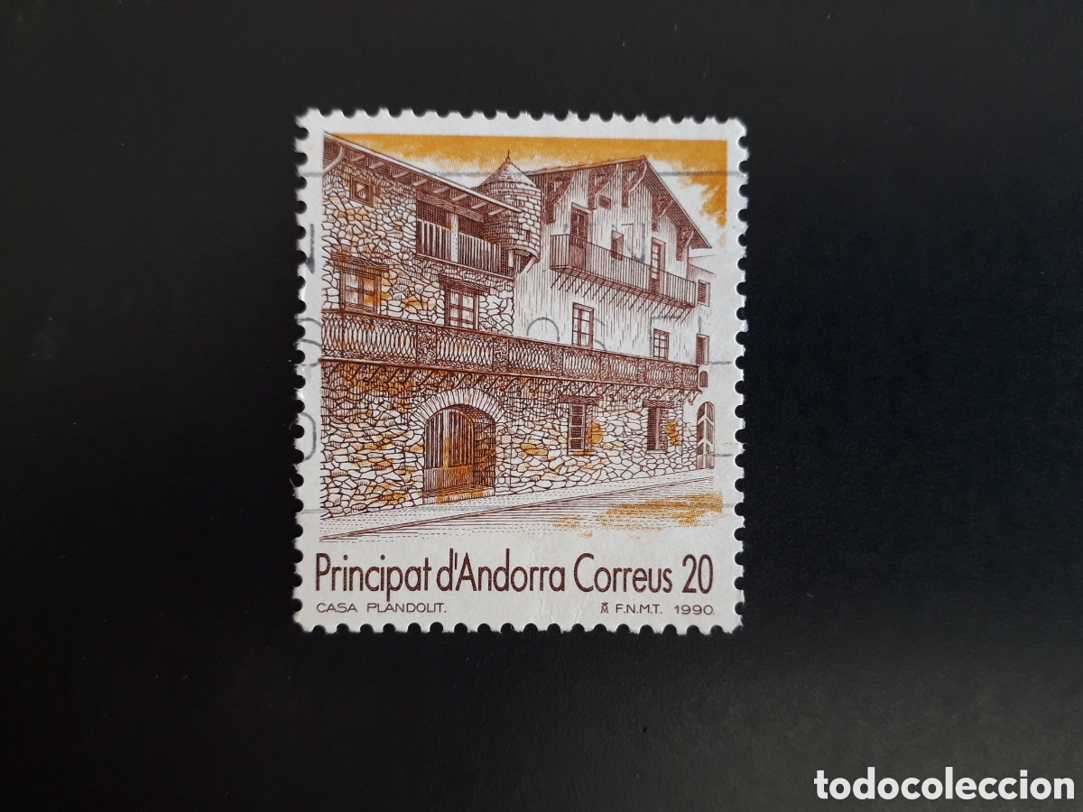Sellos: ANDORRA ESPA&Ntilde;OLA EDIFIL 221 SERIE CTA USADA 1990 TURISMO PEDIDO M&Iacute;NIMO 3&euro;