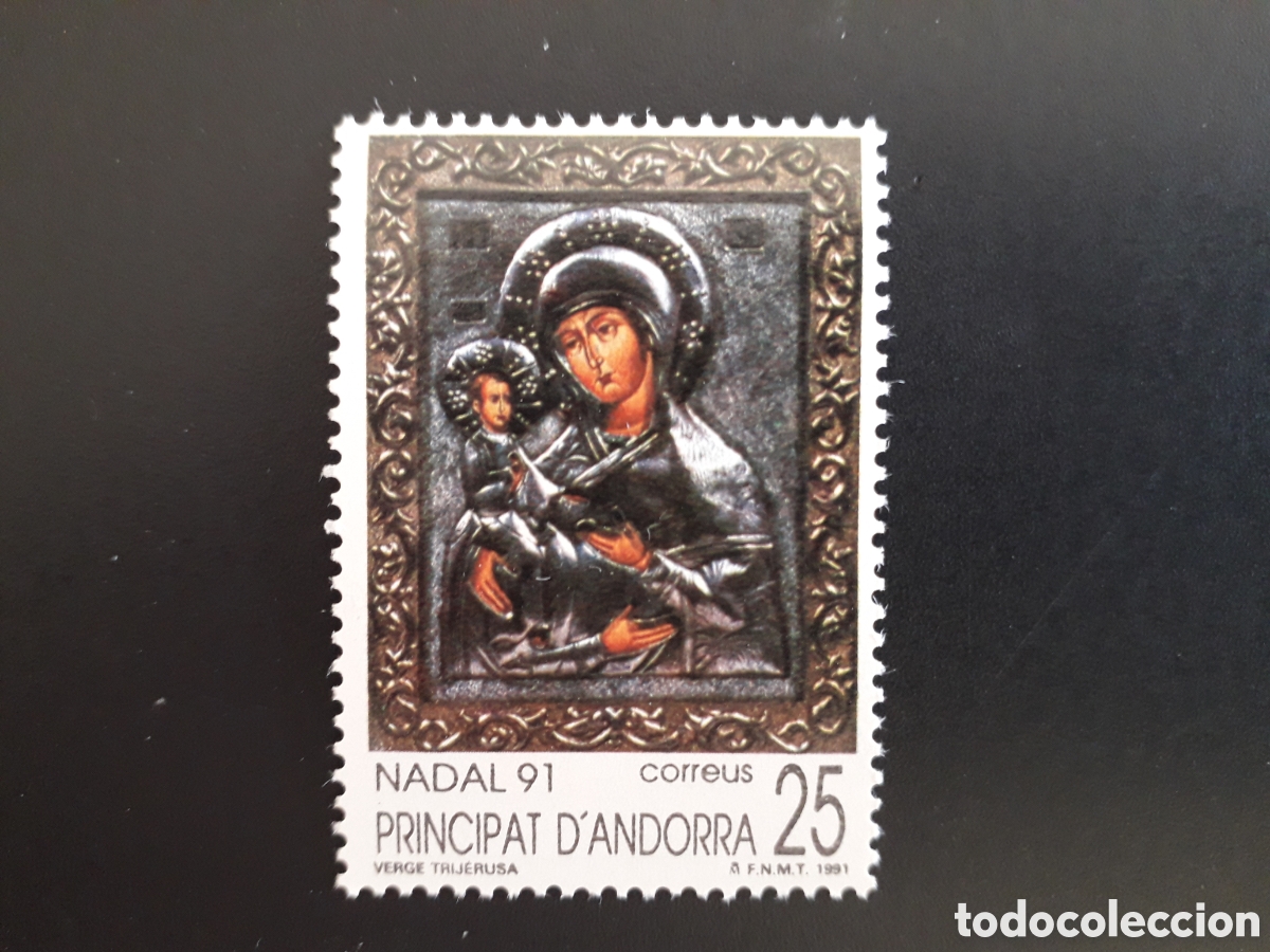 Sellos: ANDORRA ESPA&Ntilde;OLA EDIFIL 228 SERIE CTA NUEVA *** 1991 NAVIDAD PEDIDO M&Iacute;NIMO 3&euro;