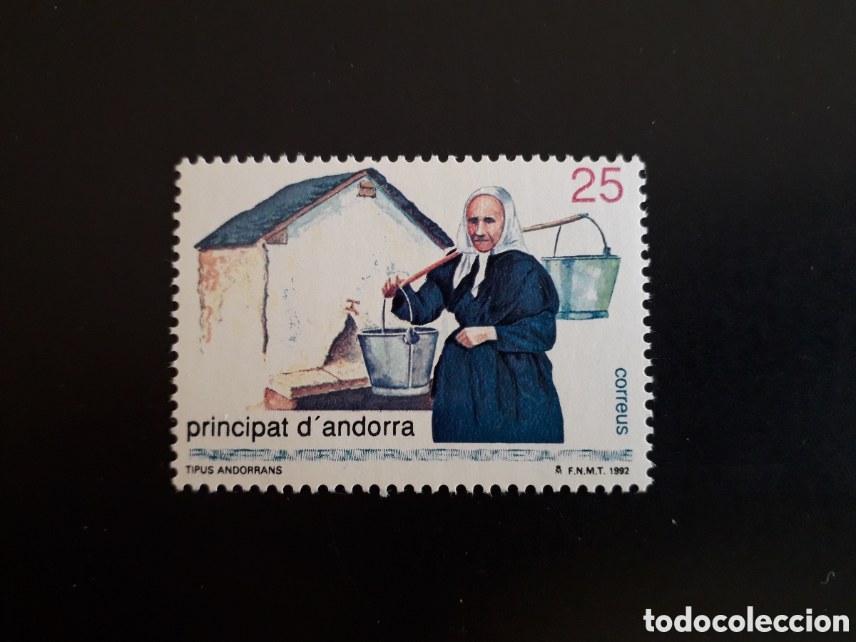 Sellos: ANDORRA ESPA&Ntilde;OLA EDIFIL 229 SERIE CTA NUEVA *** 1992 TIPOS ANDORRANOS PEDIDO M&Iacute;NIMO 3&euro;