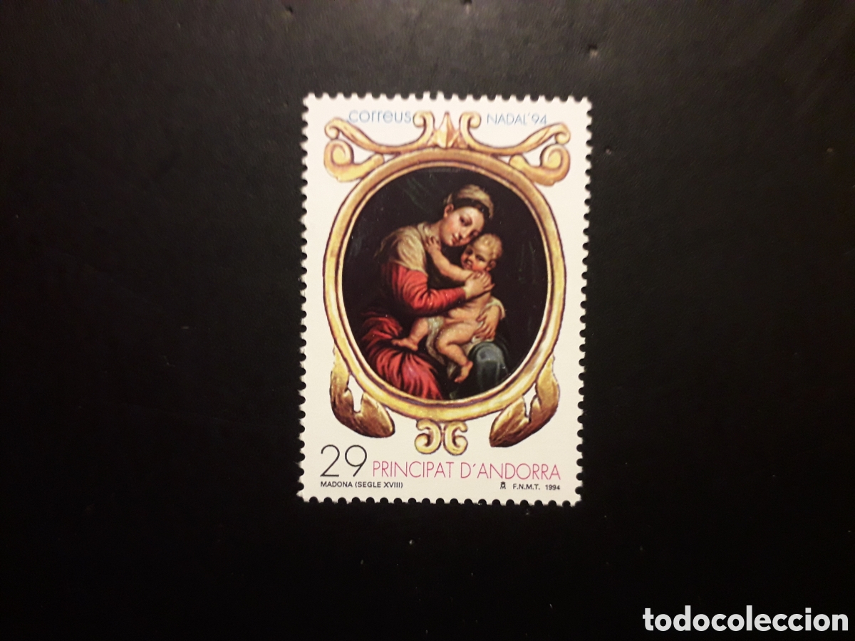 Sellos: ANDORRA ESPA&Ntilde;OLA EDIFIL 245 SERIE CTA NUEVA *** 1994 NAVIDAD VURGEN Y &Ntilde;I&Ntilde;O JES&Uacute;S PEDIDO M&Iacute;NIMO 3&euro;