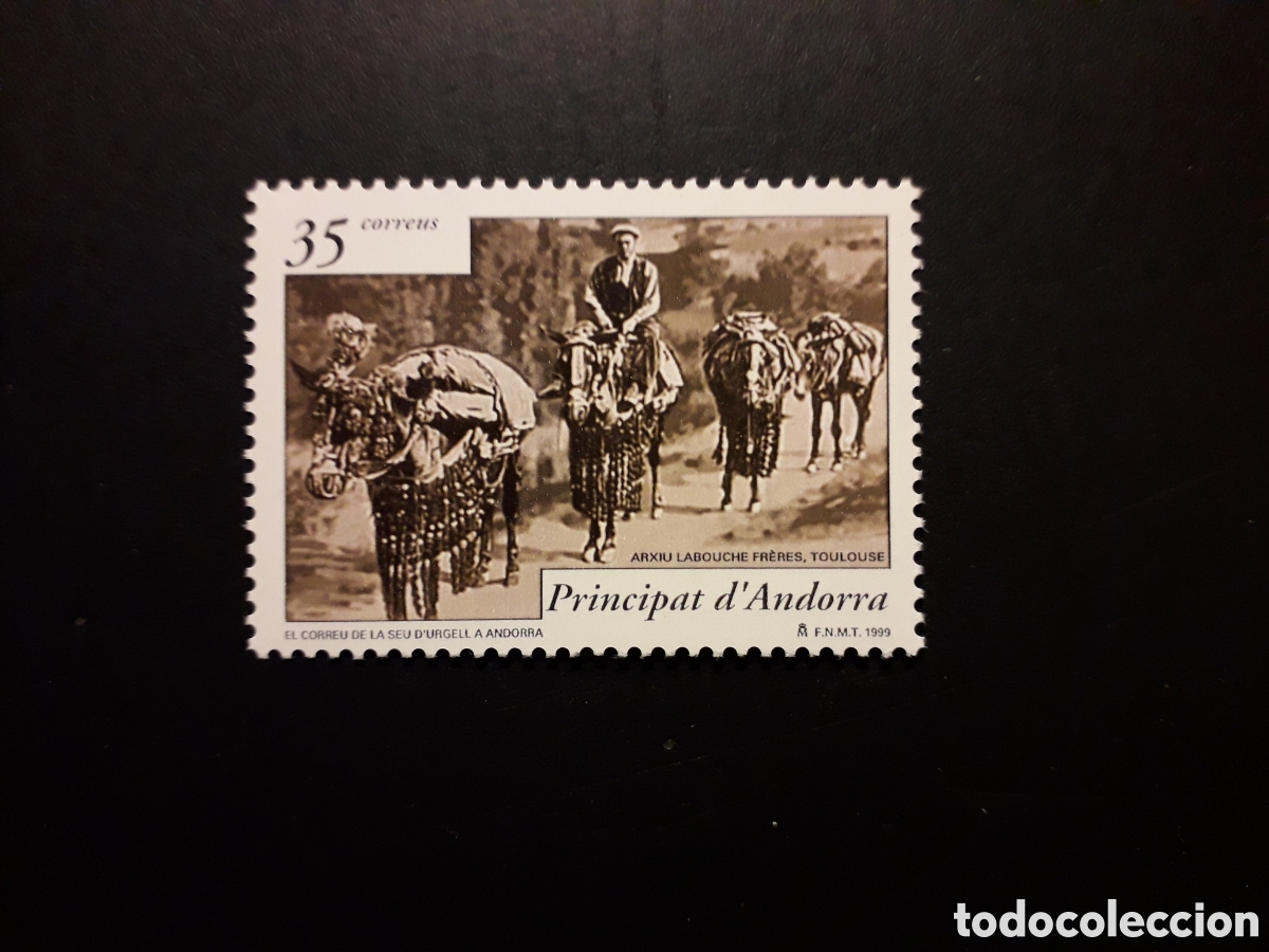 Sellos: ANDORRA ESPA&Ntilde;OLA EDIFIL 270 SERIE CTA NUEVA *** 1999 HISTORIA POSTAL ARRIEROS PEDIDO M&Iacute;NIMO 3&euro;