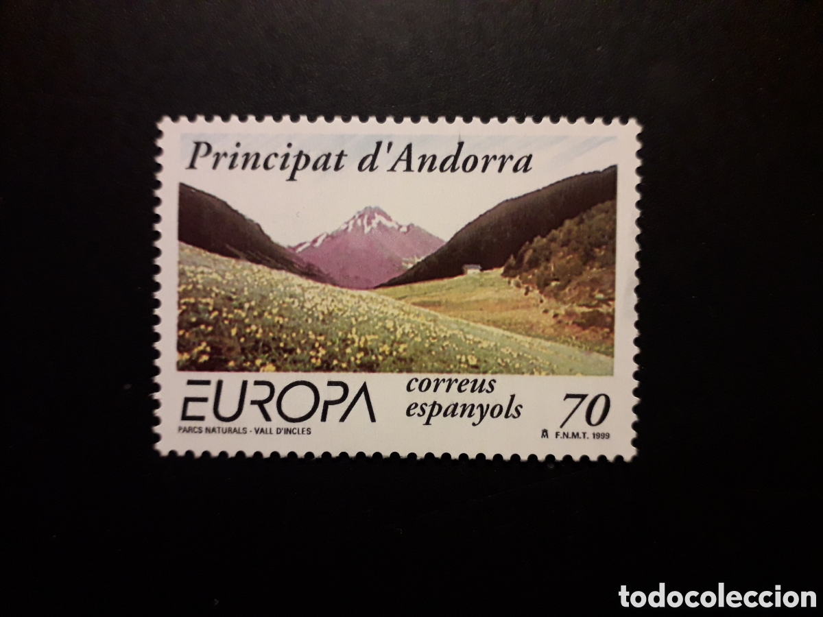 Sellos: ANDORRA ESPA&Ntilde;OLA EDIFIL 272 SERIE CTA NUEVA *** 1999 EUROPA, VALL D'INCLES MONTA&Ntilde;A PEDIDO M&Iacute;NIMO 3&euro;