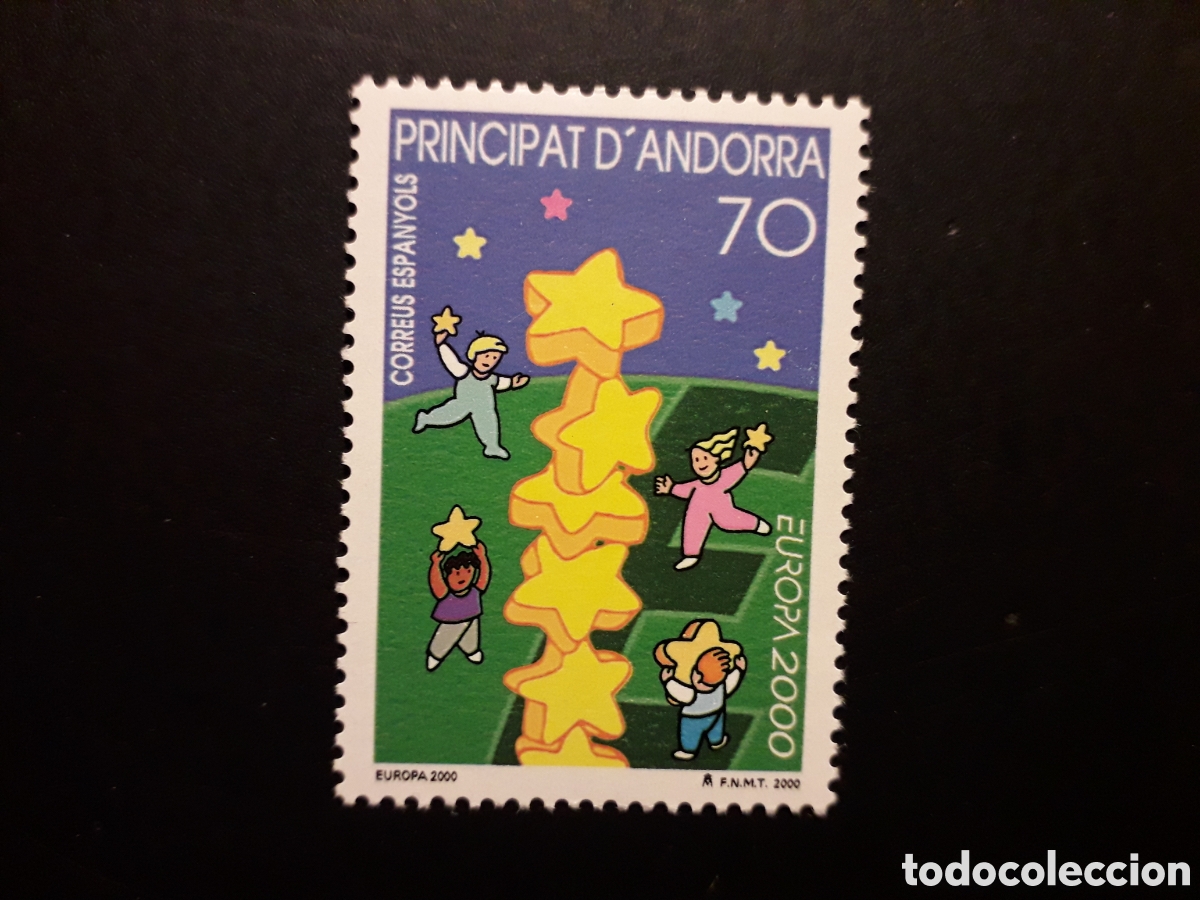 Sellos: ANDORRA ESPA&Ntilde;OLA EDIFIL 276 SERIE CTA NUEVA *** 2000 EUROPA, NI&Ntilde;OS Y ESTRELLAS PEDIDO M&Iacute;NIMO 3&euro;