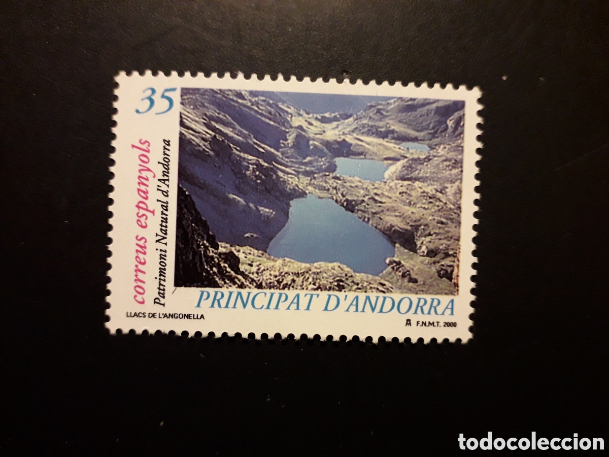 Sellos: ANDORRA ESPA&Ntilde;OLA EDIFIL 277 SERIE CTA NUEVA *** 2000 LAGOS DE ANGONELLA PEDIDO M&Iacute;NIMO 3&euro;