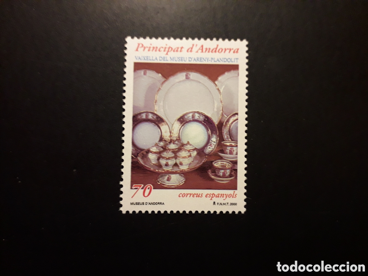 Sellos: ANDORRA ESPA&Ntilde;OLA EDIFIL 279 SERIE CTA NUEVA *** 2000 MUSEOS, VAJILLAS PEDIDO M&Iacute;NIMO 3&euro;