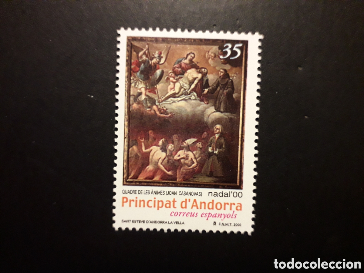 Sellos: ANDORRA ESPA&Ntilde;OLA EDIFIL 283 SERIE CTA NUEVA *** 2000 NAVIDAD, PINTURAS PEDIDO M&Iacute;NIMO 3&euro;