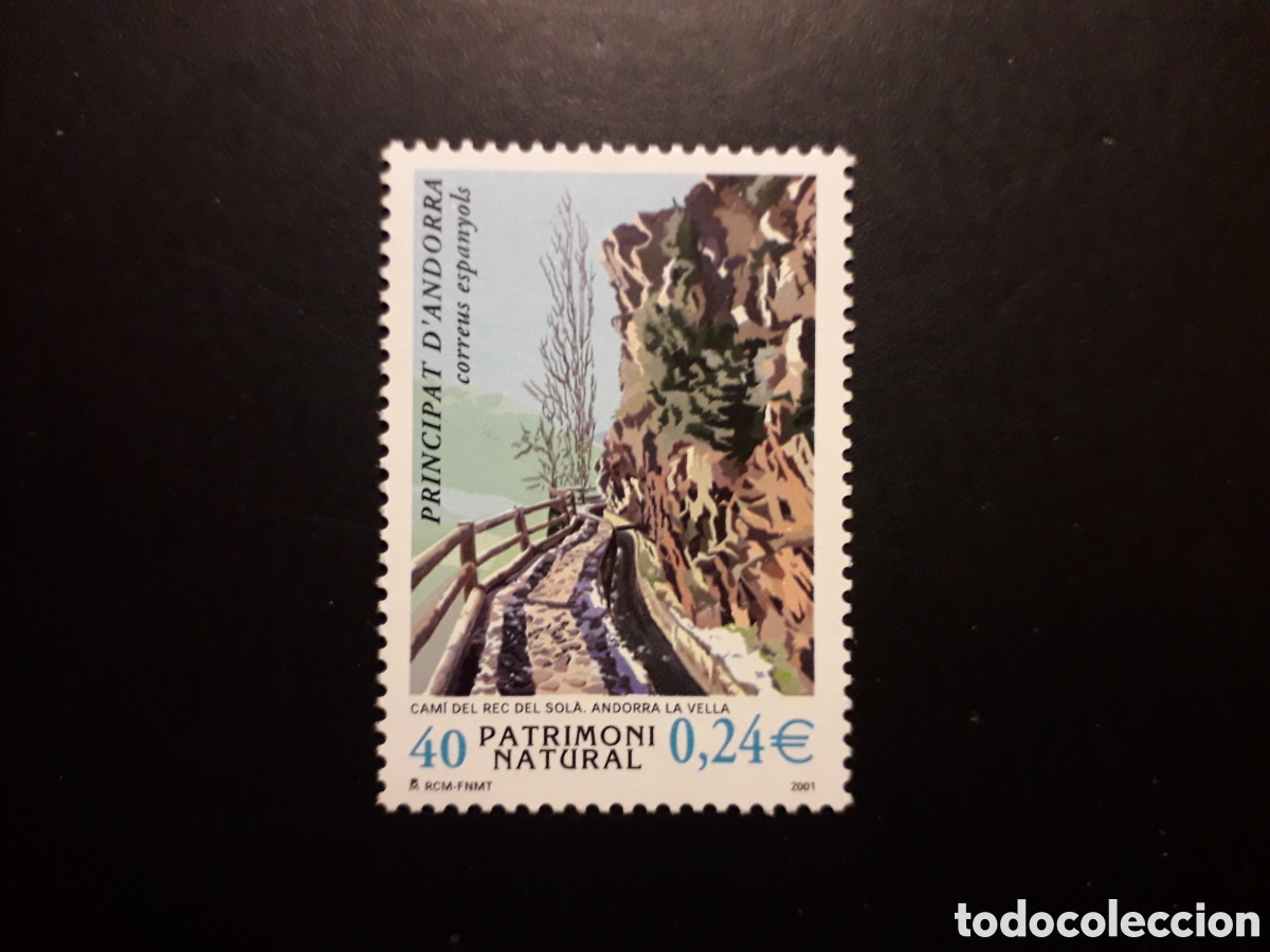 Sellos: ANDORRA ESPA&Ntilde;OLA EDIFIL 284 SERIE CTA NUEVA *** 2001 PATRIMONIO NATURAL REGAD&Iacute;O PEDIDO M&Iacute;NIMO 3&euro;
