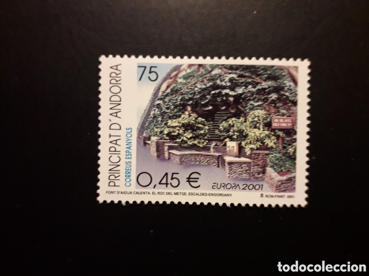 Sellos: ANDORRA ESPA&Ntilde;OLA EDIFIL 285 SERIE CTA NUEVA *** 2001 EUROPA, EL AGUA PEDIDO M&Iacute;NIMO 3&euro;