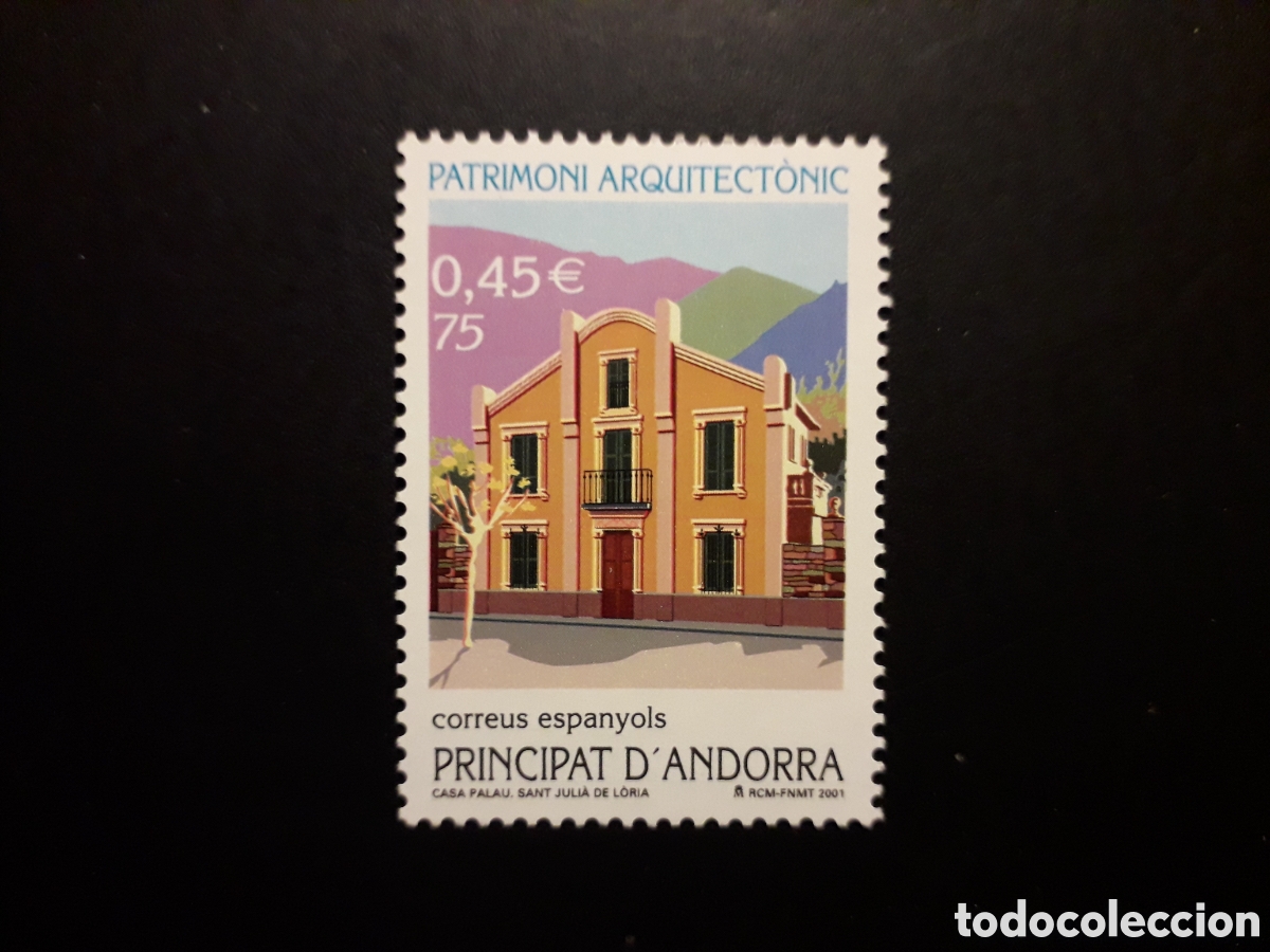 Sellos: ANDORRA ESPA&Ntilde;OLA EDIFIL 286 SERIE CTA NUEVA *** 2001 CASA PALACIO, ARQUITECTURA PEDIDO M&Iacute;NIMO 3&euro;