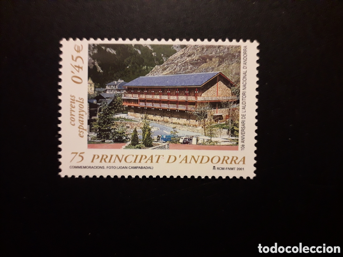 Sellos: ANDORRA ESPA&Ntilde;OLA EDIFIL 288 SERIE CTA NUEVA *** 2001 AUDITORIO NACIONAL PEDIDO M&Iacute;NIMO 3&euro;