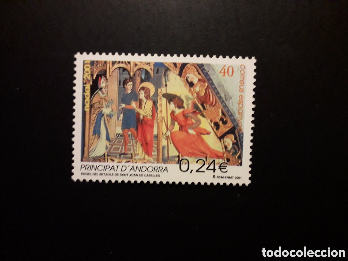Sellos: ANDORRA ESPA&Ntilde;OLA EDIFIL 289 SERIE CTA NUEVA *** 2001 NAVIDAD, PINTURAS PEDIDO M&Iacute;NIMO 3&euro;