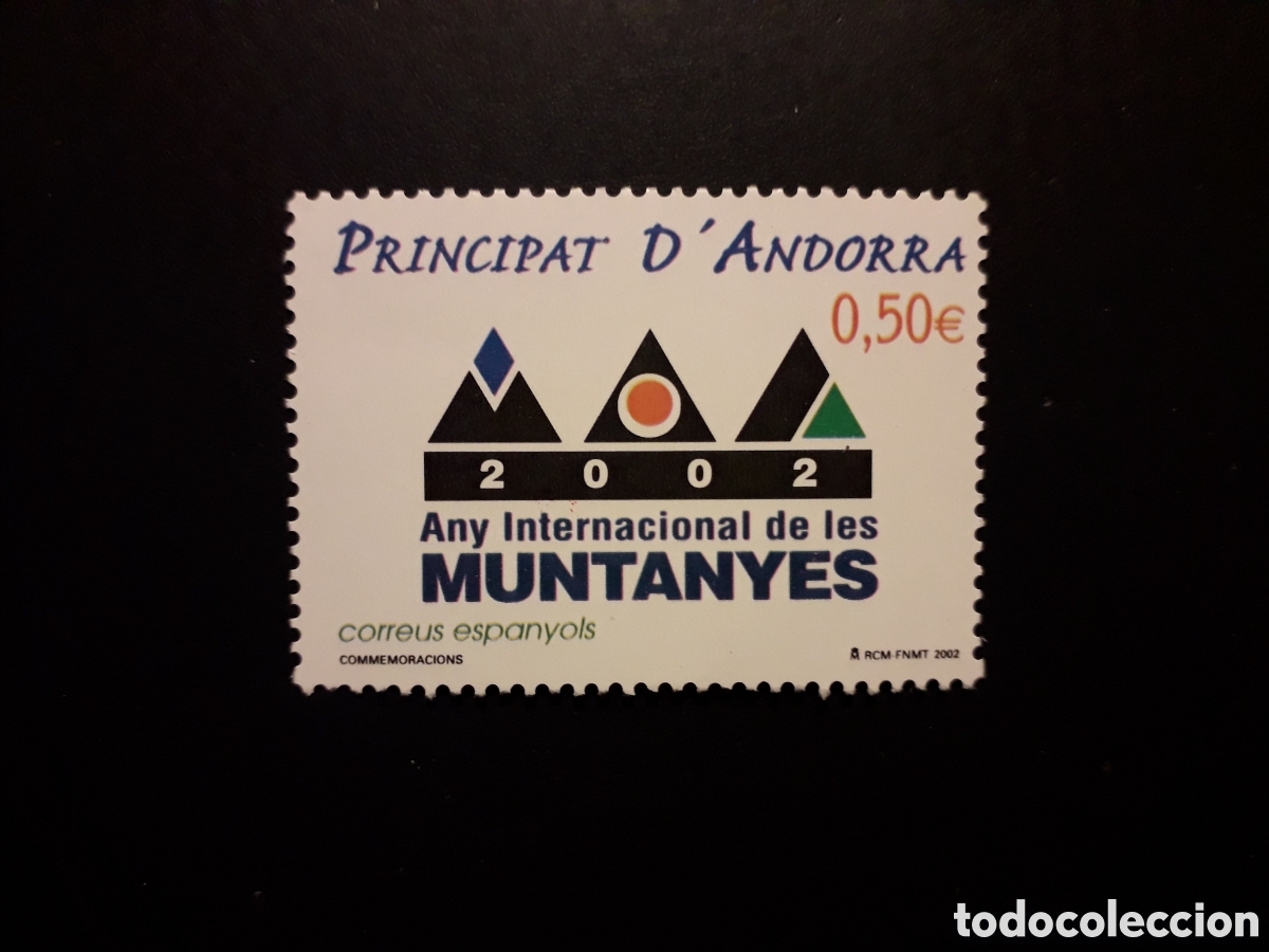 Sellos: ANDORRA ESPA&Ntilde;OLA EDIFIL 294 SERIE CTA NUEVA *** 2002 A&Ntilde;O INTERNACIONAL MONTA&Ntilde;AS PEDIDO M&Iacute;NIMO 3&euro;