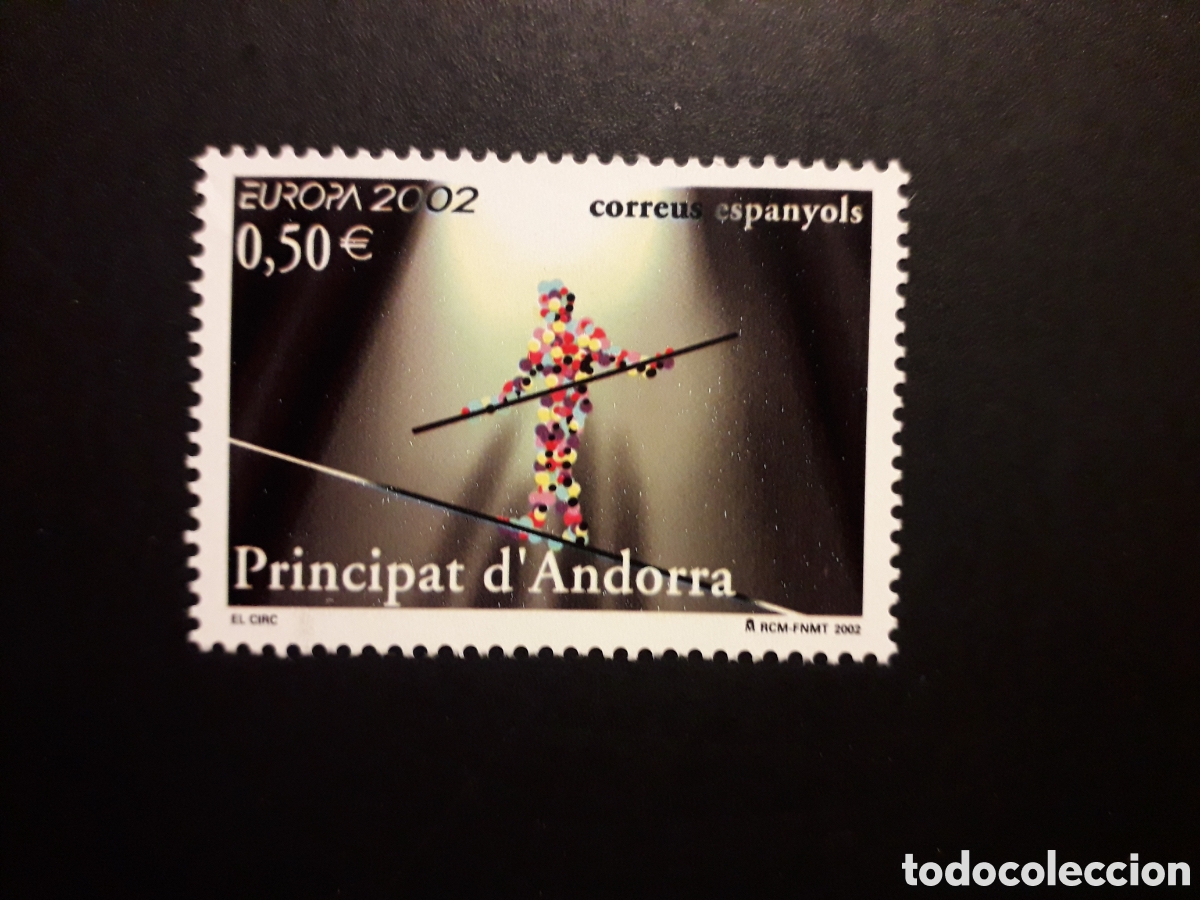 Sellos: ANDORRA ESPA&Ntilde;OLA EDIFIL 295 SERIE CTA NUEVA *** 2002 EUROPA EL CIRCO PEDIDO M&Iacute;NIMO 3&euro;