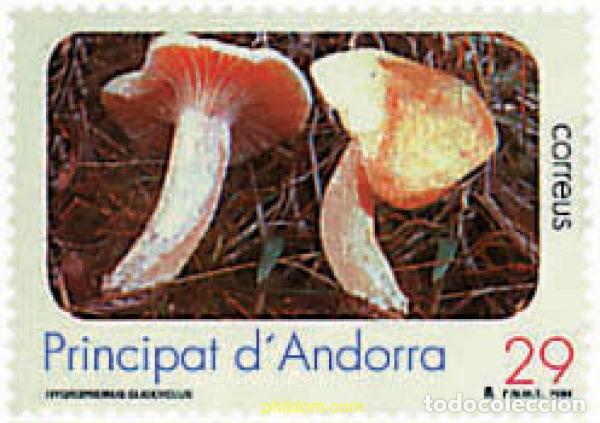 Sellos: 36252 MNH ANDORRA. Adm&oacute;n espa&ntilde;ola 1994 SETAS