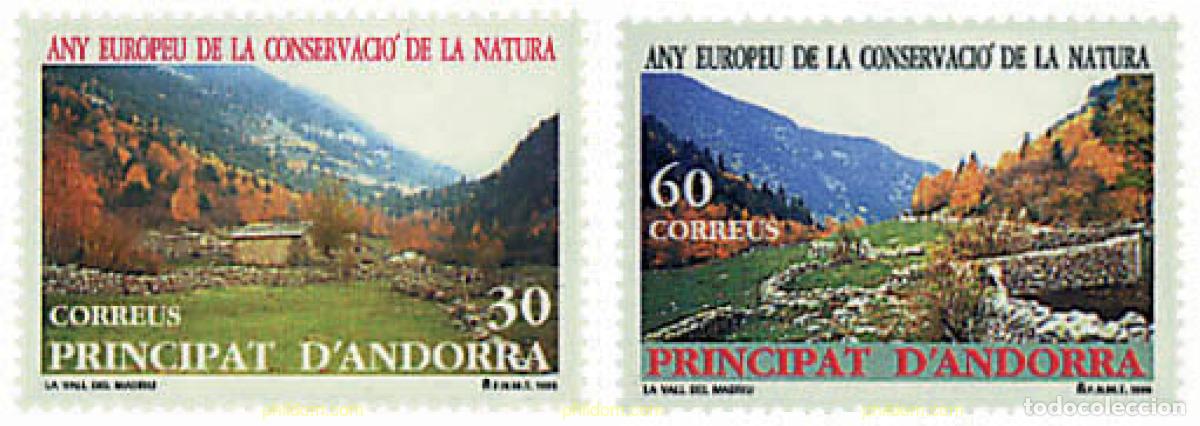 Sellos: 46197 MNH ANDORRA. Adm&oacute;n espa&ntilde;ola 1995 A&Ntilde;O EUROPEO PARA LA PROTECCION DE LA NATURALEZA