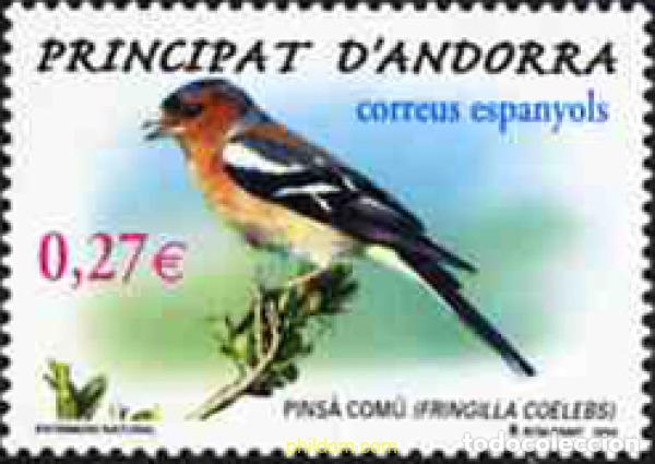 Sellos: 148372 MNH ANDORRA. Adm&oacute;n espa&ntilde;ola 2004 AVES