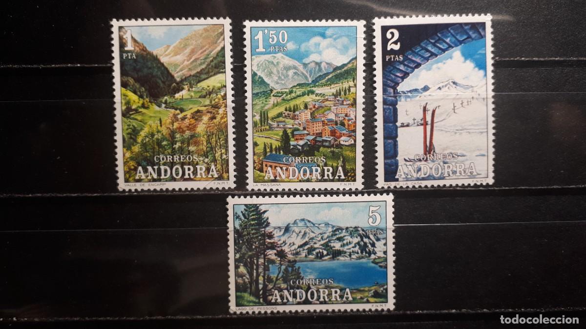 Sellos: ANDORRA. A&Ntilde;O 1972. (*)/**. EDIFIL 73/6