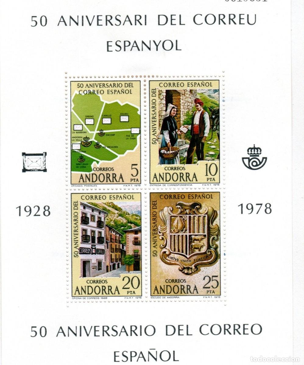 Sellos: Andorra Espa&ntilde;ola. 1978. Edifil 116. S. Completa. Nuevo con charnela.