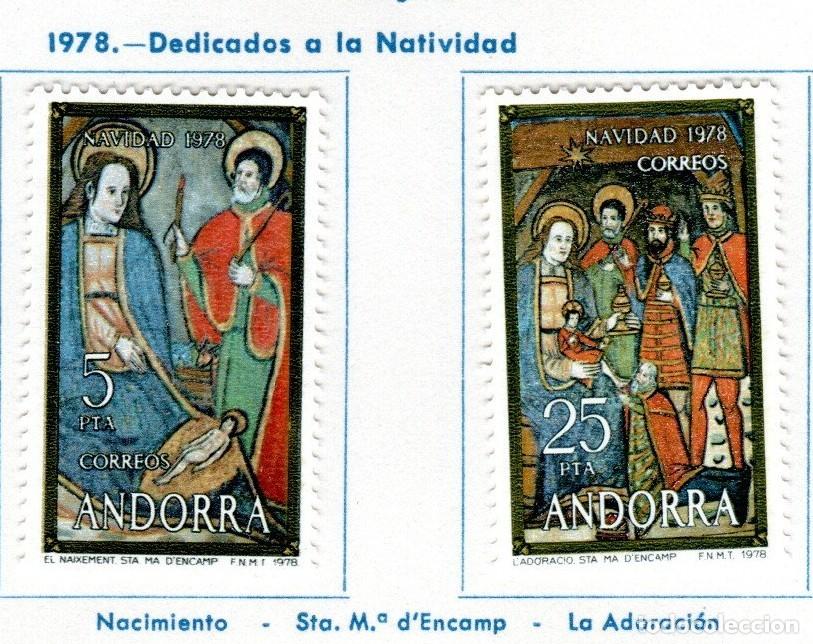 Sellos: Andorra Espa&ntilde;ola. 1978. Edifil 120/121. S. Completa. Nuevos con charnela.