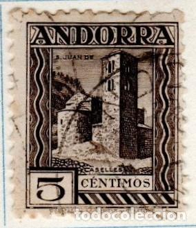 Sellos: Andorra Espa&ntilde;ola. 1935-43. Edifil 29. Usado