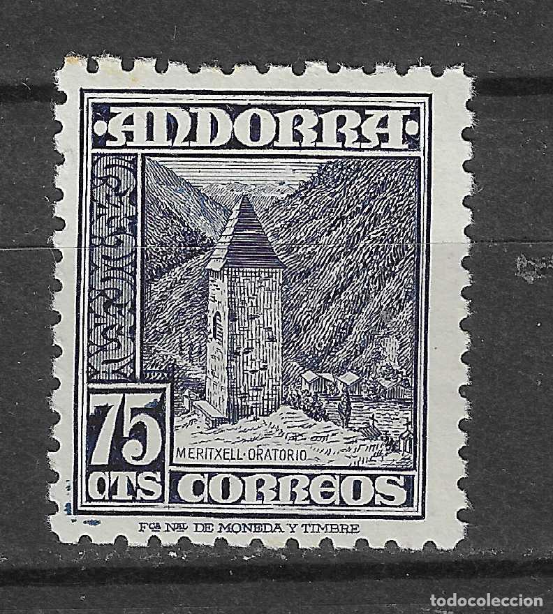 Sellos: ANDORRA ESPA&Ntilde;OLA 1948 EDIFIL 52** SIN FIJASELLOS