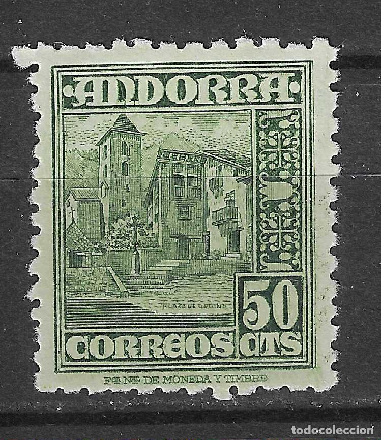 Sellos: ANDORRA ESPA&Ntilde;OLA 1948 EDIFIL 51** SIN FIJASELLOS