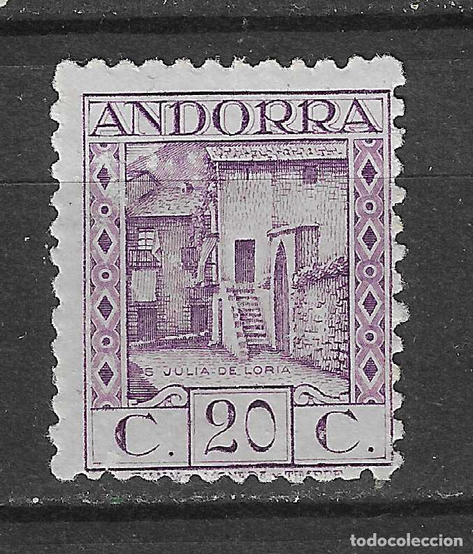 Sellos: ANDORRA ESPA&Ntilde;OLA 1931 EDIFIL 19d** SIN FIJASELLOS