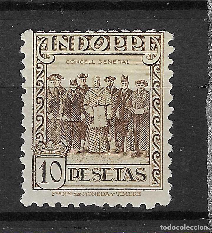 Sellos: ANDORRA ESPA&Ntilde;OLA 1935 EDIFIL 43** SIN FIJASELLOS