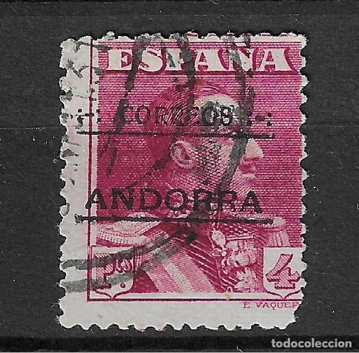 Sellos: ANDORRA ESPA&Ntilde;OLA 1928 EDIFIL 11&ordm; USADO VALOR 168 &euro;