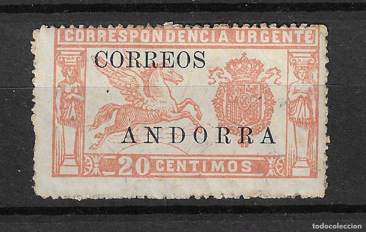 Sellos: ANDORRA ESPA&Ntilde;OLA 1928 EDIFIL 13*