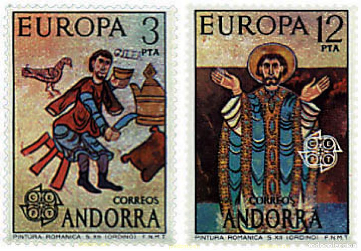 Sellos: 62269 MNH ANDORRA. Adm&oacute;n espa&ntilde;ola 1975 EUROPA CEPT. PINTURAS
