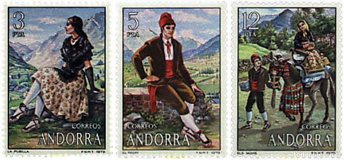 Sellos: 46150 MNH ANDORRA. Adm&oacute;n espa&ntilde;ola 1979 COSTUMBRES TRADICIONALES