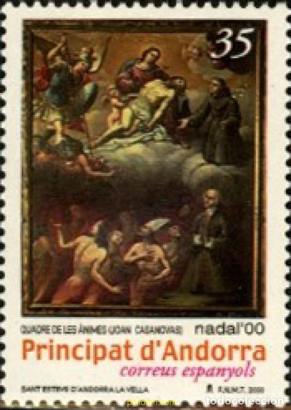 Sellos: 119590 MNH ANDORRA. Adm&oacute;n espa&ntilde;ola 2000 NAVIDAD